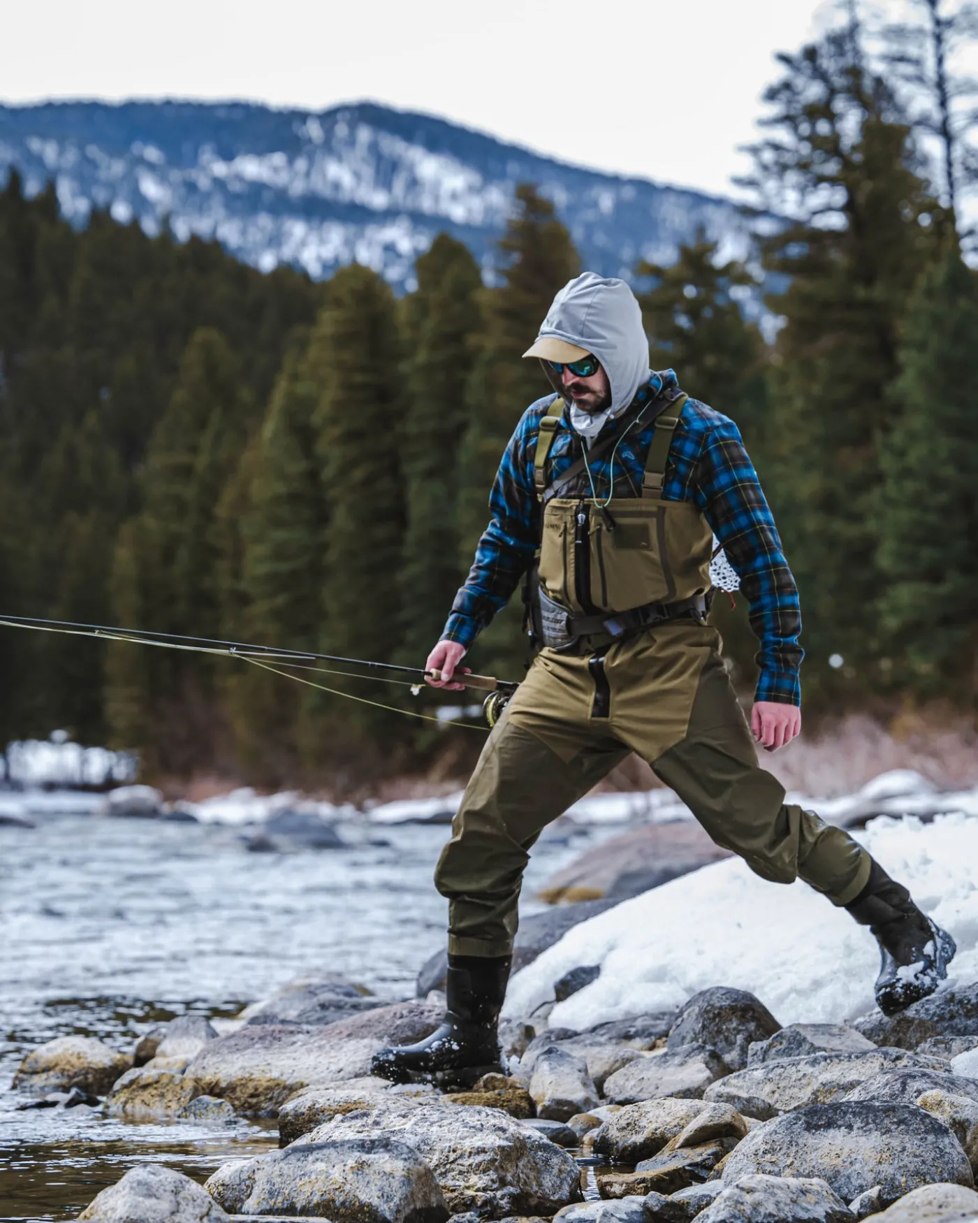 Men's Freestone Z Bootfoot Waders - Rubber Sole