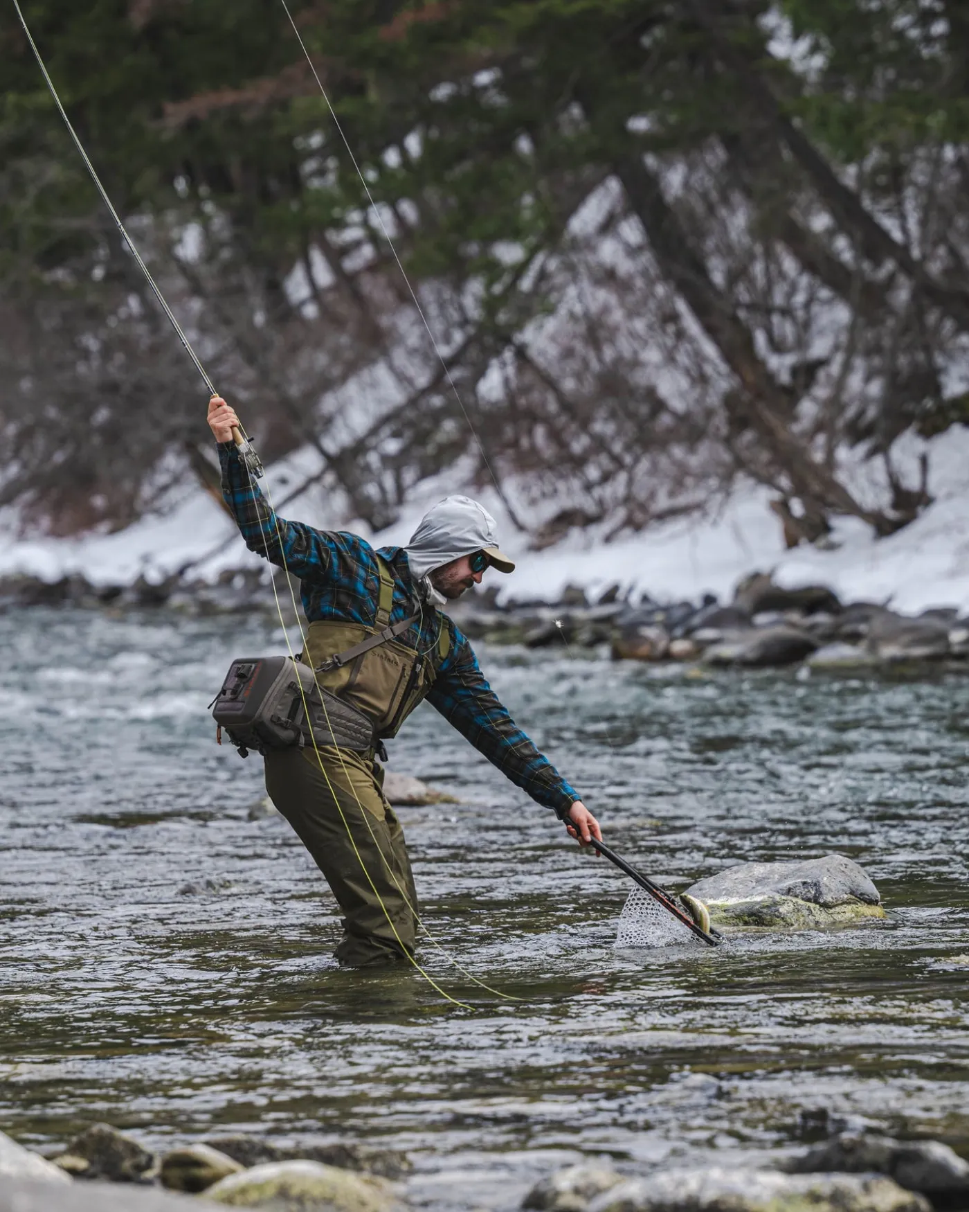 Men's Freestone Z Bootfoot Waders - Rubber Sole