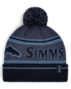 Tip-Up Pom Beanie