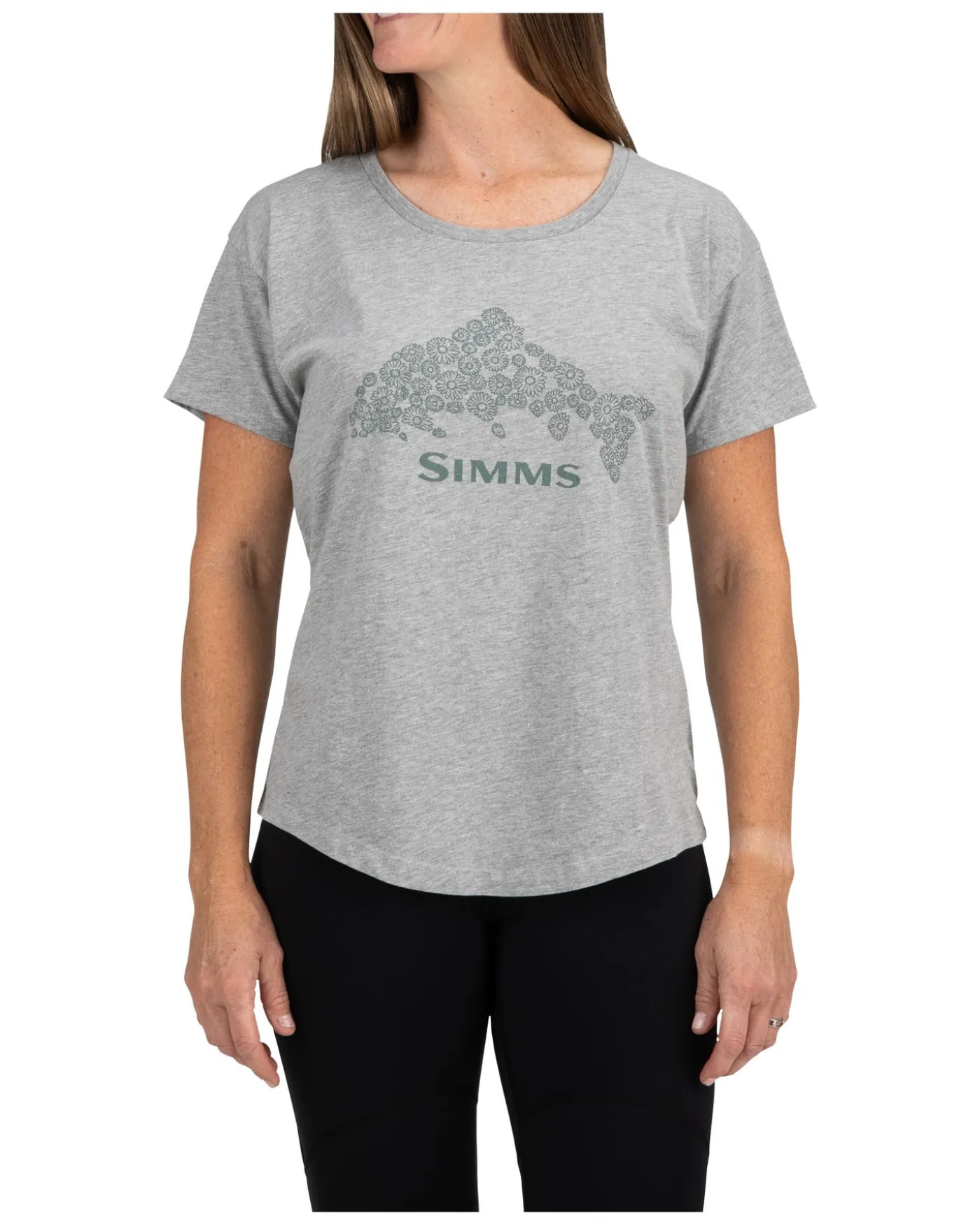 Women's Floral Trout T-Shirt