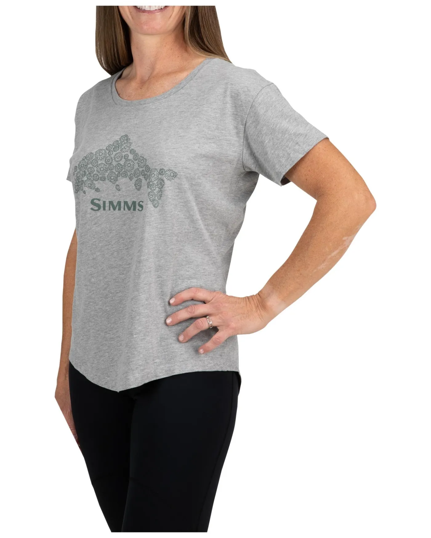 Women's Floral Trout T-Shirt