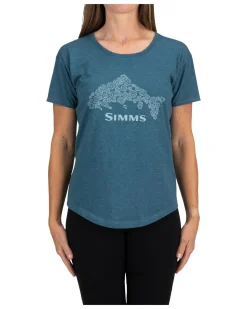 Women's Floral Trout T-Shirt