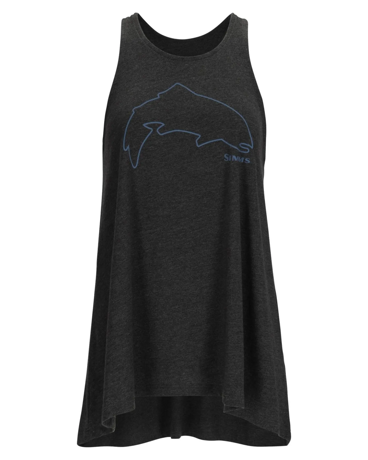 Women's Trout Outline Tank Top