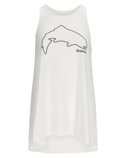 Women's Trout Outline Tank Top