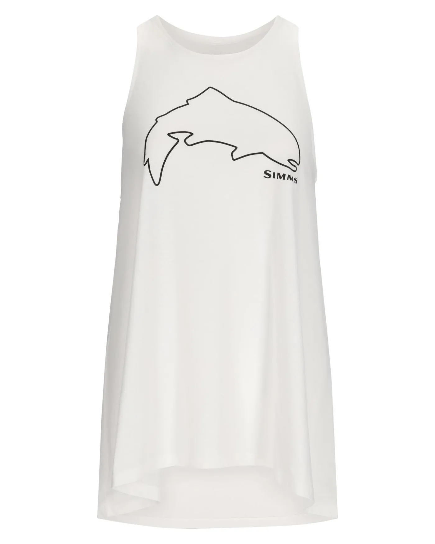 Women's Trout Outline Tank Top